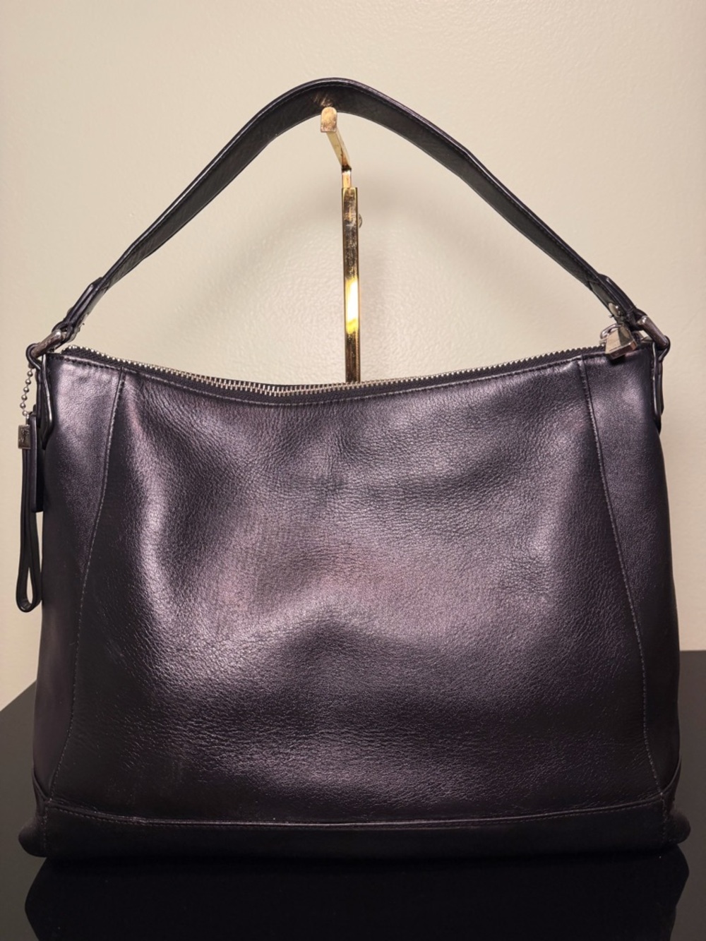 Coach 2014 F29881 Black Leather Charlie Hobo bag - Picture 3 of 9